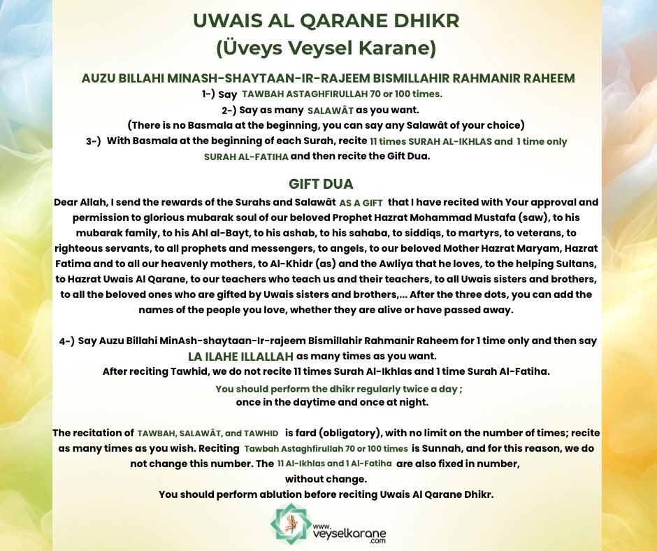 marifettyolu's tweet photo. @Nermeenalswaisi Allah says in a sacred hadith: Whoever says La ilaha illallah seeks refuge in Divine protection.

Come and discover the Uwais Al Qarane Dhkir. Enter into Allah’s protection, and experience that hearts find peace only in His remembrance. @LUwaysi https://t.co/wmaUjEo8Ka