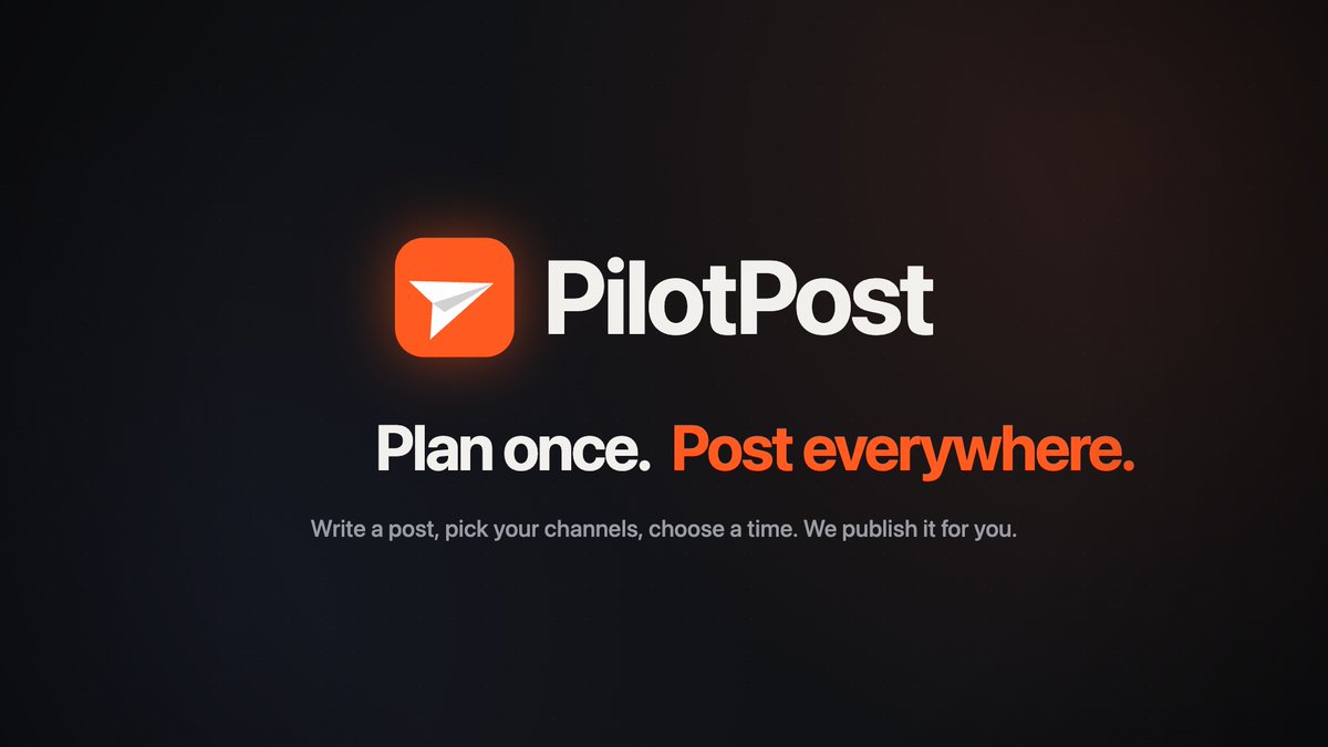 PilotPostSocial tweet picture