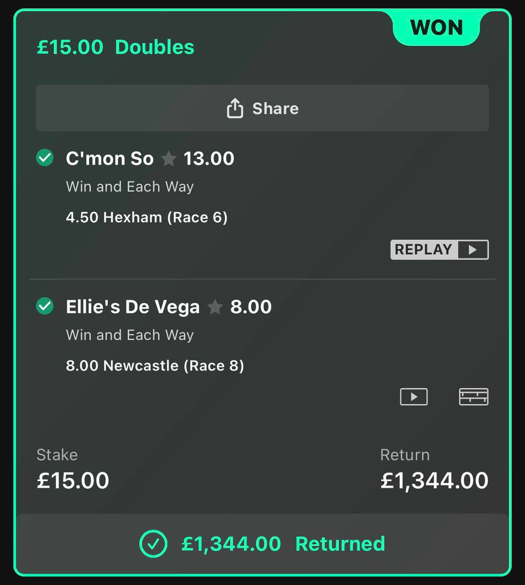 jhorsewhisperer's tweet photo. As they say, cream always rises to the top.

To celebrate this milestone, I'm doing my BIGGEST EVER GIVEAWAY £500 CASH.

The double was tipped to 180 members.

NEW ALL-TIME HIGH +577.54 UNITS.

An incredible +123U today on STRIDE VIP, even after 15p Rule 4 deductions.

Not a bad day in the office, especially from 33°C sunshine.

To enter:

Like this post

Retweet

Comment “STRIDE”

One winner will receive £500.

A huge milestone for STRIDE VIP. Plenty more to come.