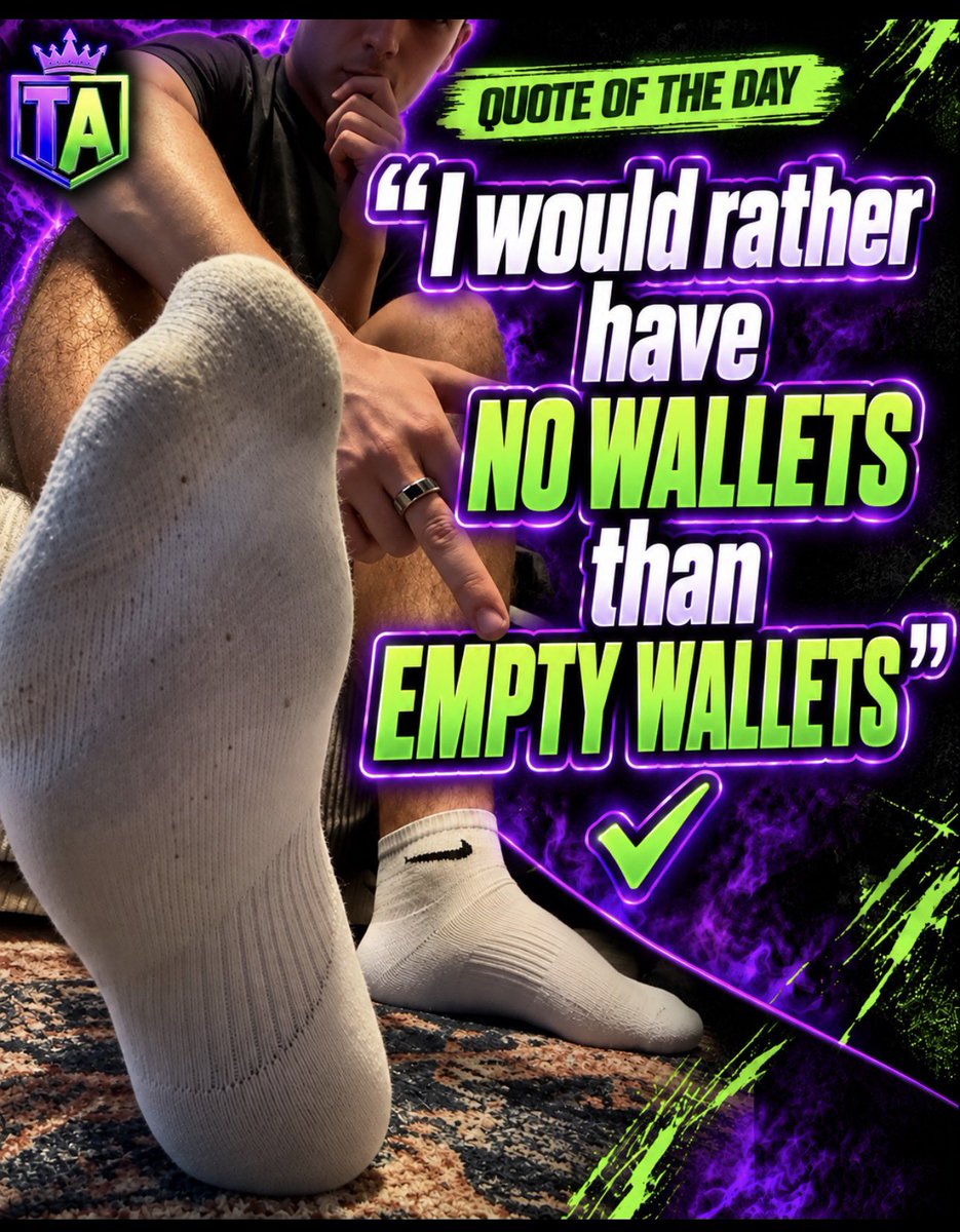 TrustedAlphas's tweet photo. QUOTE OF THE DAY
 “I would rather have no wallets then empty wallets”✅

(The alpha in the pic is @MasterBlake0  )

Follow 🐾 Trusted list + daily control drops
✅ TRUSTED ALPHAS
Built for alphas. Real experience in control.
Over 18s only. Consensual adult content only. https://t.co/6r5z6kLIPC