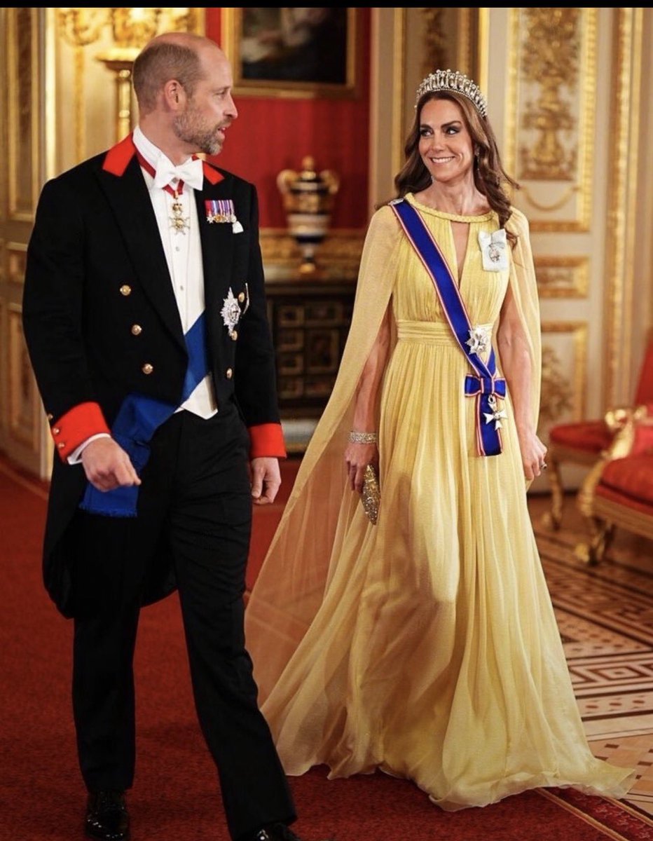 duchess_salty's tweet photo. Oh WOW 🤩 

Princess of Wales is wearing a beautiful lemon dress 😍 https://t.co/Iy1x3fqhlD