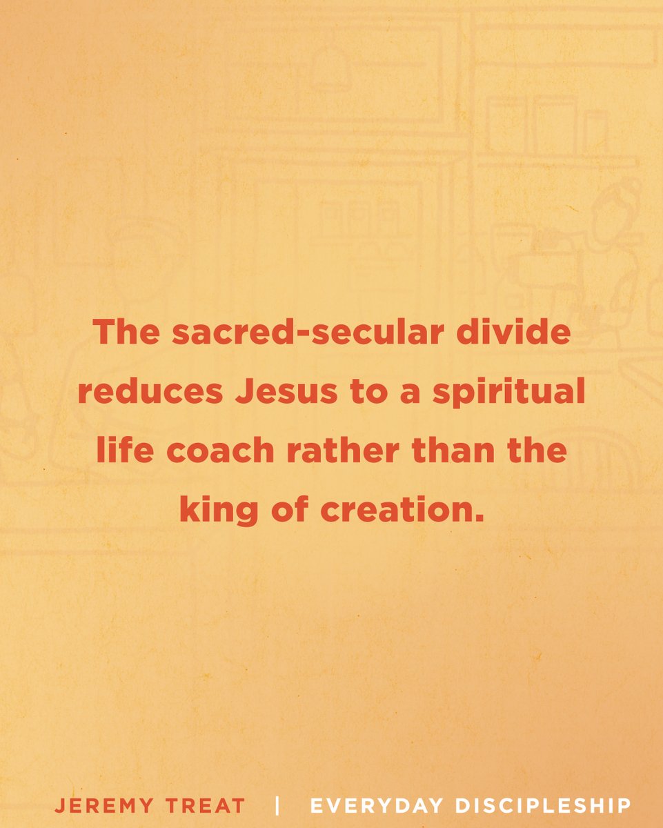 ivpress's tweet photo. The gospel is not meant to make us hyperspiritual. It's meant to make us fully human.

In 'Everyday Discipleship,' @JeremyTreat5, Pastor of @realityla, dismantles the harmful sacred-secular divide that leaves many of us feeling spiritually compartmentalized and unable to fully enjoy Christ in the entirety of our lives.