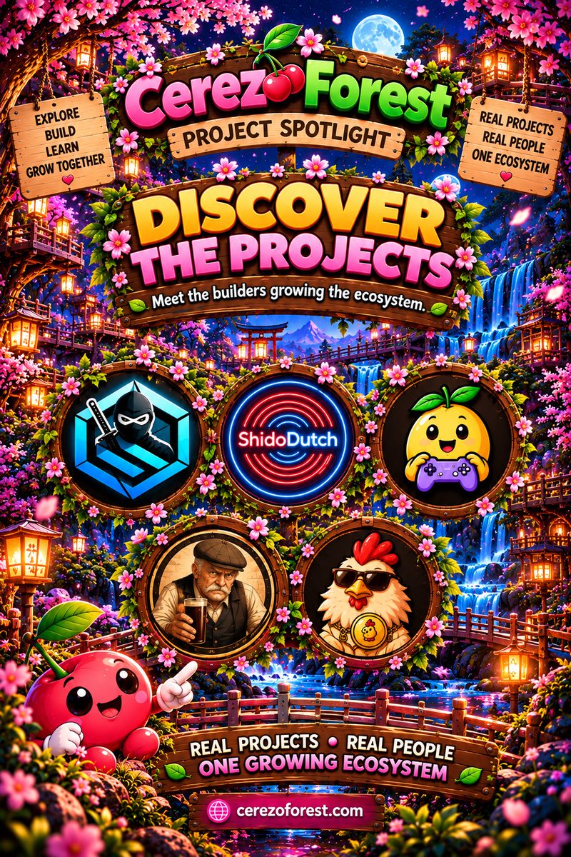 CerezoForest's tweet photo. @D3nny_crypto 🌳🍒 One community. One growing ecosystem. 🔵

From gaming 🎮 and memes 😂 to NFTs 🥷, DEXs 🔄 and the tools powering Shido

🥭 @mangoplayx
🐔 @chick_shi20
🍺 @GrumpyOldGit25
🥷 @shidoshi_shi20
🔴 @shidoDutch

🔵 https://t.co/oSlQ87g2LY
💬 https://t.co/ldpvQLhtEc https://t.co/wdHSP5wDPq