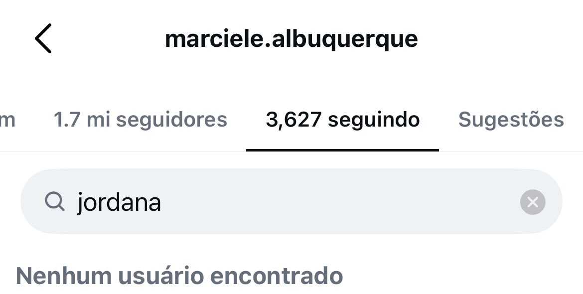 twitapaty's tweet photo. jordana e marciele deixaram de se seguir no Instagram… https://t.co/e3otW3FZdx