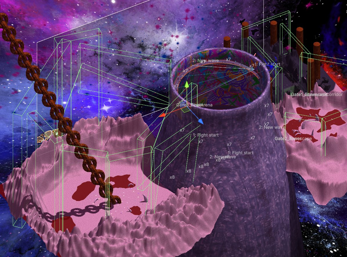 QuiteShallow's tweet photo. original demo level concept and final look from above https://t.co/lCXELhZrp3