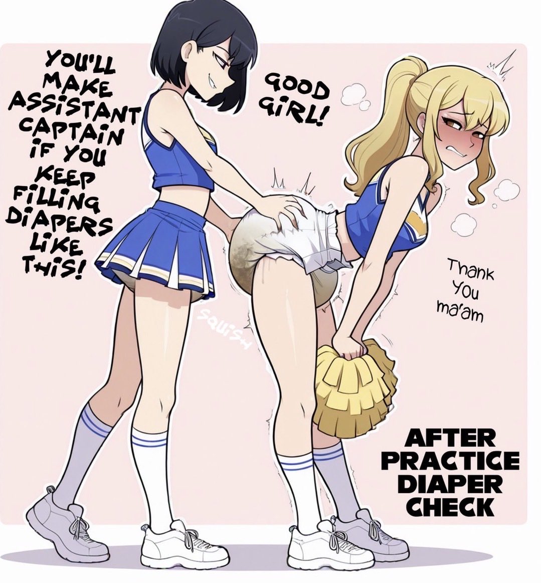 JohnSmithw1rk's tweet photo. Gimme a L, Gimme a O, gimme a S, gimme a E, gimme a R what’s that spell Me cause i lost to @MommyTashaBby and my diaper got filled and im now stuck as a diaper cheerleader #wankbattle https://t.co/jySPhVXA3A