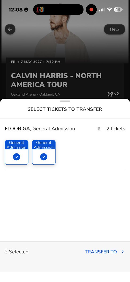 UnTappedJuice's tweet photo. I want to sell two extra FLOOR GA Tickets for Calvin Harris Oakland, CA Show, May 7th

My Partner also got lucky with another 2x from the presale

Message me if you’re interested, asking for face value and I can transfer rn
#CalvinHarrisTickets #CalvinHarrisSpotify #Ticketmaster https://t.co/ydL4TaOlU6