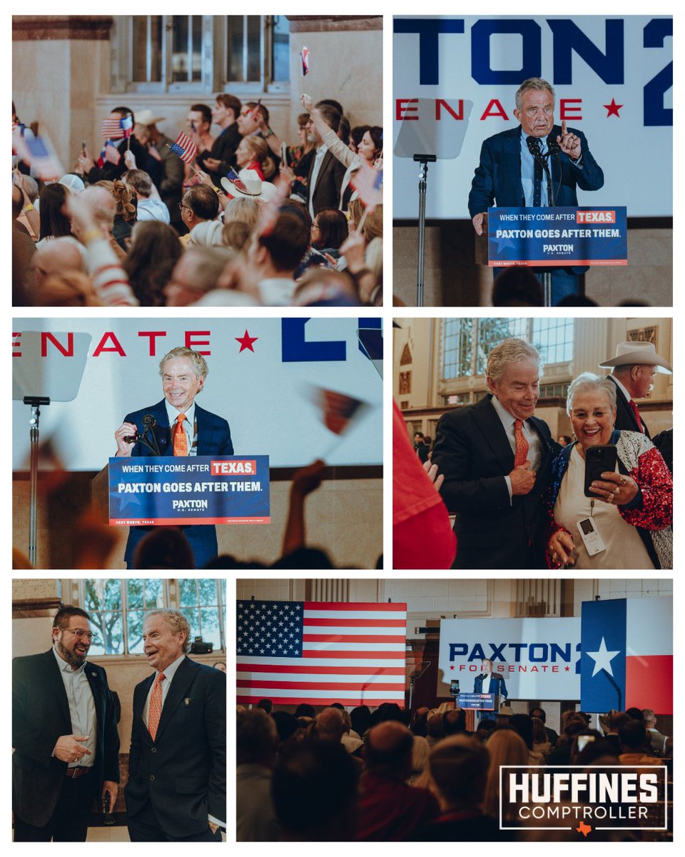 DonHuffines's tweet photo. Great crowd in Fort Worth last night. 

I shared what we’ve accomplished in my first 80 days as Comptroller: eliminating waste, killing taxes, and saving Texans tens of millions of dollars. 

Republicans are fired up to win in November, because if we lose Texas, we lose the country.