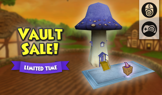 Wizard101's tweet photo. Stock up on storage! 📦

Now through Sunday, October 25th, the Seed Vault, Gear Vault, and Jewel Vault are 10% off in the PC and Console Crown Shop. Use these vaults to store your extra seeds, gear, and jewels! #Wizard101 https://t.co/CPSHWLzL8Q