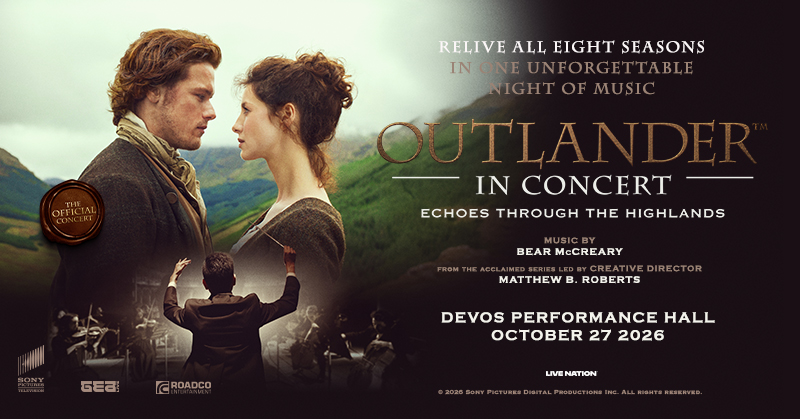 DeVosPerfHall's tweet photo. Stop by Schuler Books on 28th Street to scan for a chance to win tickets to see Outlander Live in Concert now through Sunday, October 25! https://t.co/SvS5cxlTL6
