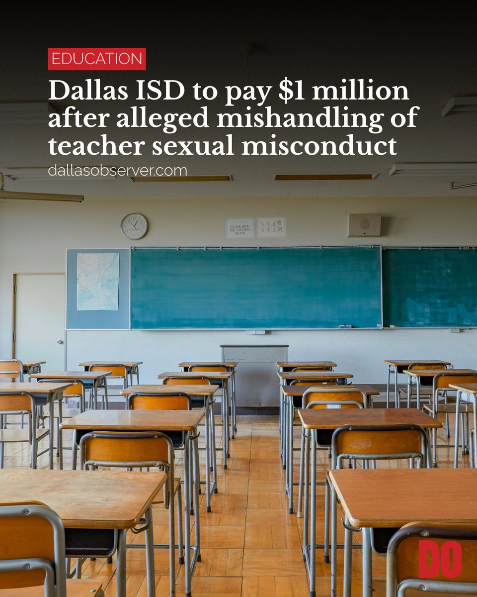dallas_observer's tweet photo. The settlement sets forth mandatory training and audit requirements over the next three years.

🔗 https://t.co/wbyzmaqllR https://t.co/YhnFowM7pl