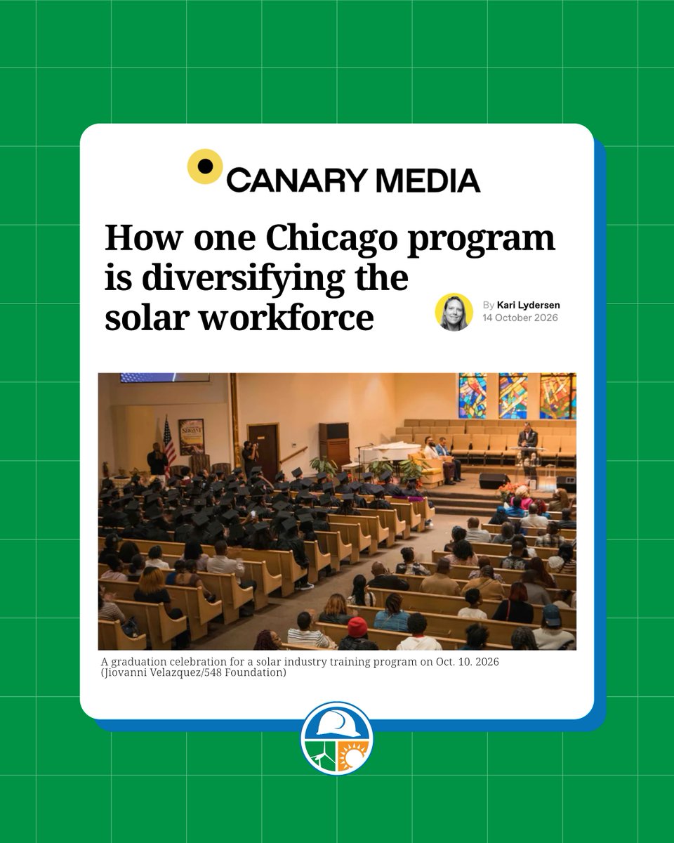 ILCleanJobs's tweet photo. "The 548 Foundation began offering trainings through the state workforce-development program in 2023, said Patton, and now the foundation holds multiple sessions each year in Chicago and the suburbs of Aurora, Elgin, and Waukegan..." #CEJAworks https://t.co/5w2KDAYU4i