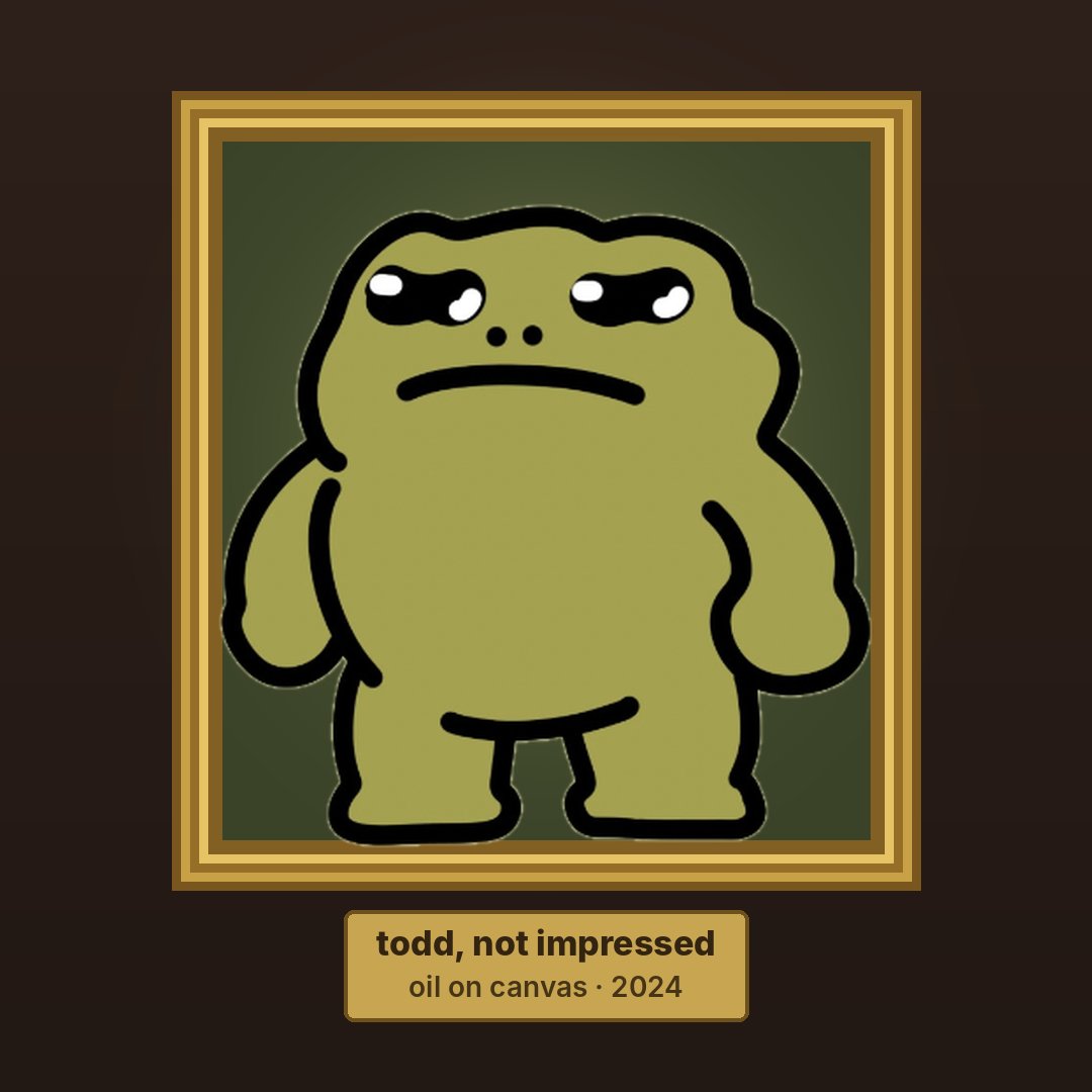 todd_verse's tweet photo. bach is the shakespeare of music. todd is the bach of not being impressed. 🐸 https://t.co/ZxV5Aaavs6