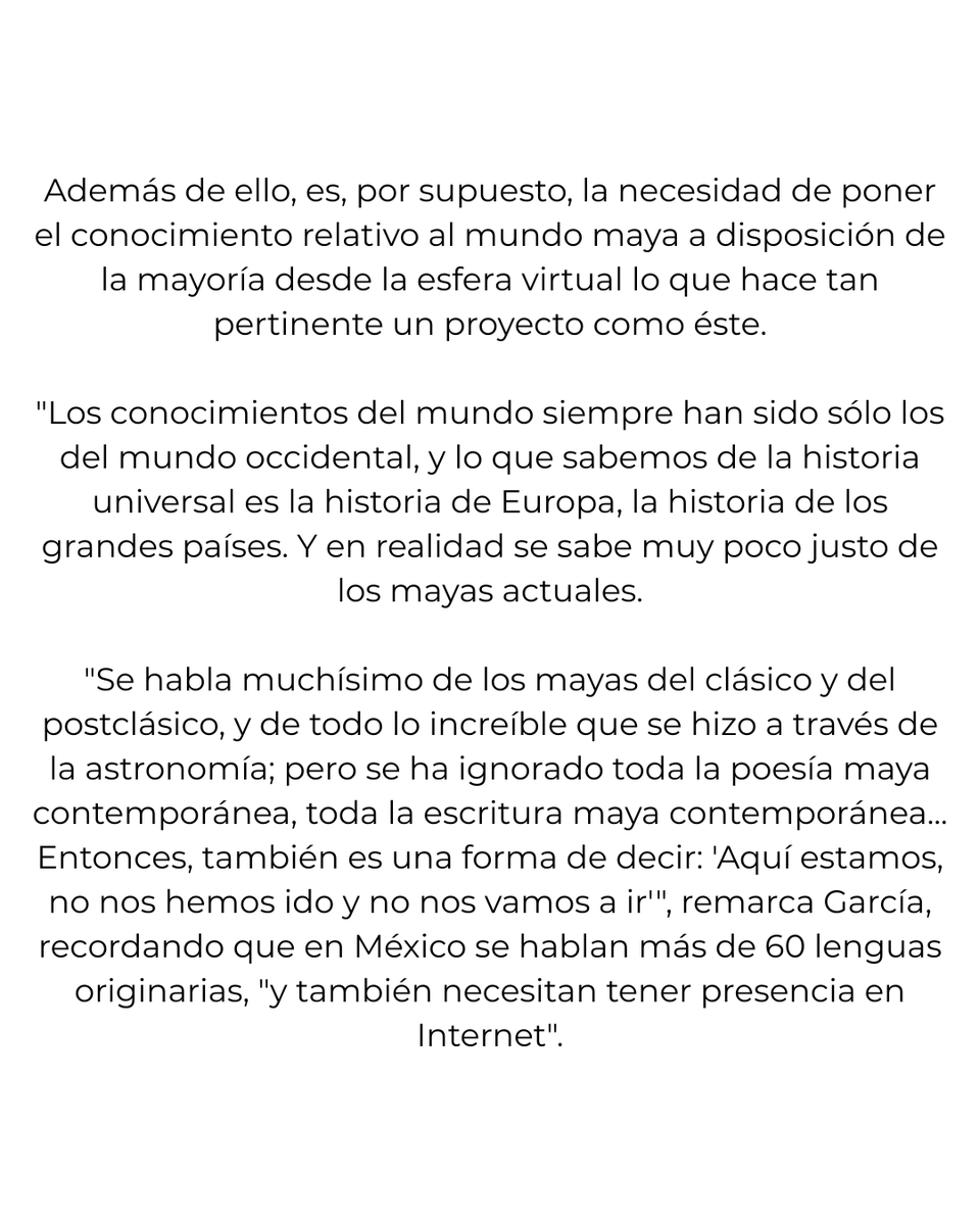 Wikimedia_mx's tweet photo. 📰 Impulsan difusión de la lengua maya

Por Israel Sánchez
17 OCT. 2026

🌟 Aquí puedes leer la nota completa https://t.co/PkfnN4CAR6