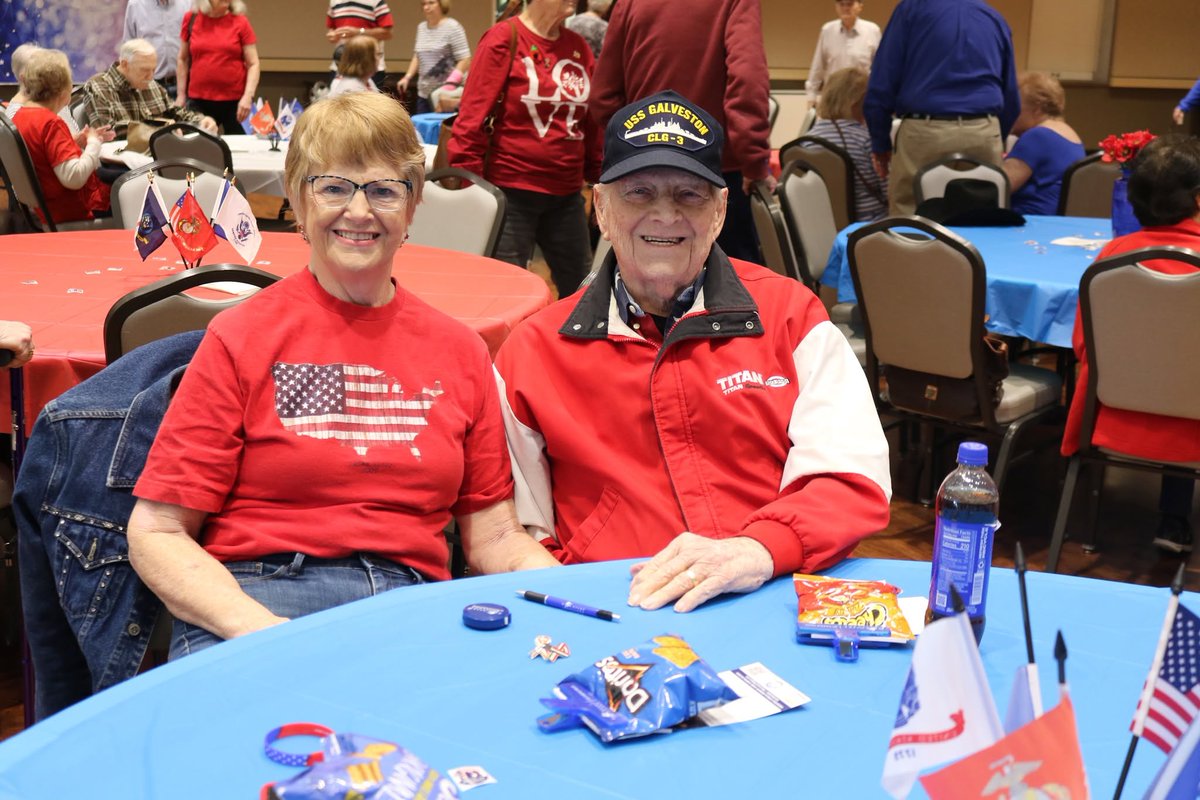 CarrolltonTX's tweet photo. Veterans and widow(er)s of veterans are invited to the Carrollton Senior Center’s Veterans Day Celebration on Wednesday, November 11, at 11 am. This event celebrates and gives thanks to those who have served our country.

Registration is required by Saturday, November 7. Due to limited seating, attendance is limited to veterans and a guest, or widow(er)s of a veteran and a guest. Stop by or call the Senior Center to register. https://t.co/El9sKQgKlk
