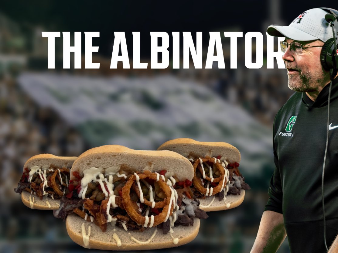 _agent49's tweet photo. This means we need all to load up on The Albinator at Jerry Richardson Stadium.

Tonnage is rising 📈 https://t.co/6cqMJvjtoX