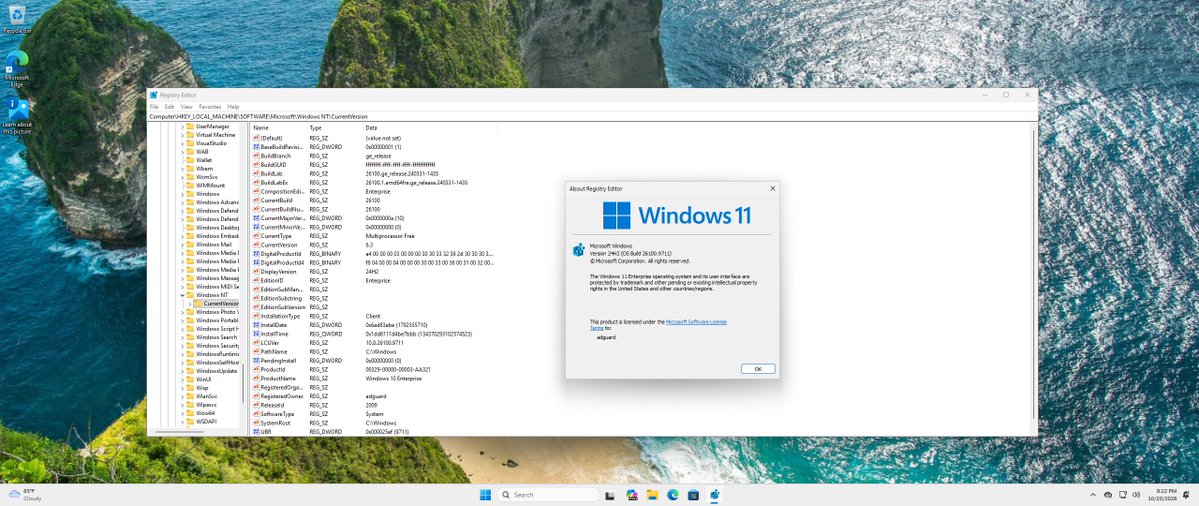 WZorNET's tweet photo. 🧵Download Windows 11 Version #24H2, #CONSUMER/#BUSINESS (#UpdatedOctober2026) from #MSDN via Torrent
📋OS Build /26100.9711.ge_release_svc_prod1.261009-2244 with #KB5127648/
✔️2-ENGLISH📀👉https://t.co/ZNpKLZMj7i
✔️2-RUSSIAN📀👉https://t.co/PGvP0LSVFa
🧙‍♂️by @rgadguard🎃
👁️W.Z.T🪄 https://t.co/ivKegVgbGd