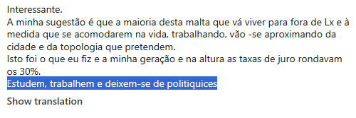 TRSimoes's tweet photo. Acho só triste alguém escrever aquela última parte. Que a mim, pessoalmente, está a irritar-me. https://t.co/dGOEN5PgeK