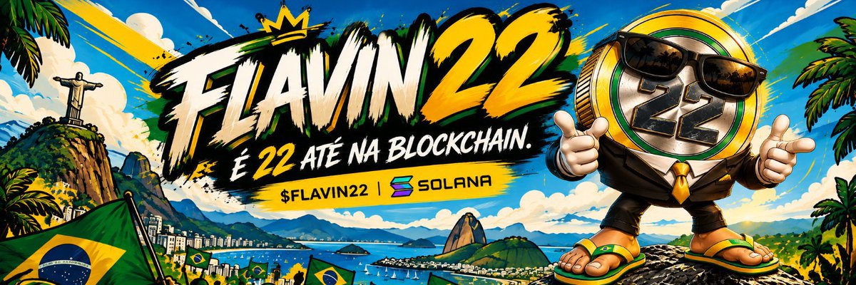 Whale_Matrix's tweet photo. 🚨 🇧🇷 **$FLAVIN22 IS COMING!** 🚀

Brazil's election results arrive on October 25… but the number 22 is already making its blockchain debut! 😂🗳️

🪙 Meet **$FLAVIN22**, a Solana memecoin inspired by Brazilian memes and the legendary number 22!

🚀 **OCTOBER 22 — OFFICIAL COIN LAUNCH**

💥 **OCTOBER 25 — ELECTION RESULTS DAY!** Get ready for an explosion of memes and community celebrations! 🇧🇷🔥

🎯 **THE CRAZY 22 DREAM!**

The community's symbolic dream? **R$22 per FLAVIN22 token (roughly US$4)!** 😂🚀

Can the number 22 really reach 22 reais? That's the meme — not a price prediction or guaranteed target!

💎 Whether to buy or hold is your decision. Memecoins are extremely volatile, so DYOR!

👑 **THE ORIGINAL 100**

Only 100 exclusive founding memberships available before launch!

💰 **$20 in SOL** for a unique founder number, personalized digital certificate, and recognition on the official website.

🌐 **WEBSITE:**
https://t.co/M5XV1rIktl

💬 **TELEGRAM:**
https://t.co/J6et7MbVoe

🐦 **OFFICIAL X:**
https://t.co/Nlfrp0FQ5C

🇧🇷 **É 22 ATÉ NA BLOCKCHAIN!** 🚀

⚠️  Independent of political candidates and campaigns.