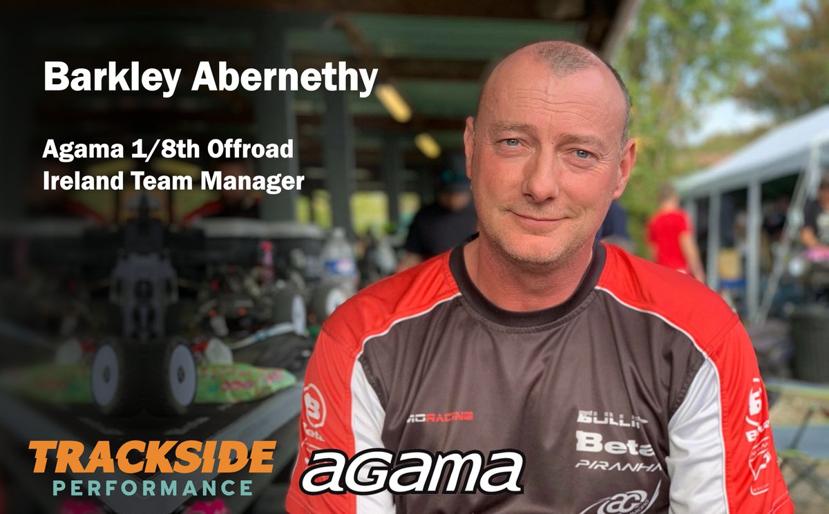 LiveRC's tweet photo. Trackside Performance is pleased to announce Barkley Abernethy as Ireland Team Manager for Agama 1/8th Offroad, effective immediately. https://t.co/FqNMKecDIX https://t.co/ANKW08ZVAO