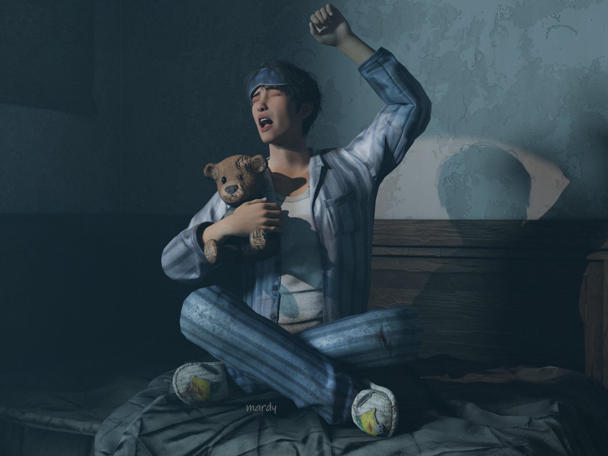 m4rdinn_'s tweet photo. Good morning sleepyhead 💤

#KwonTaeYoung #DeadbyDaylight https://t.co/RQ8lB6X1v4