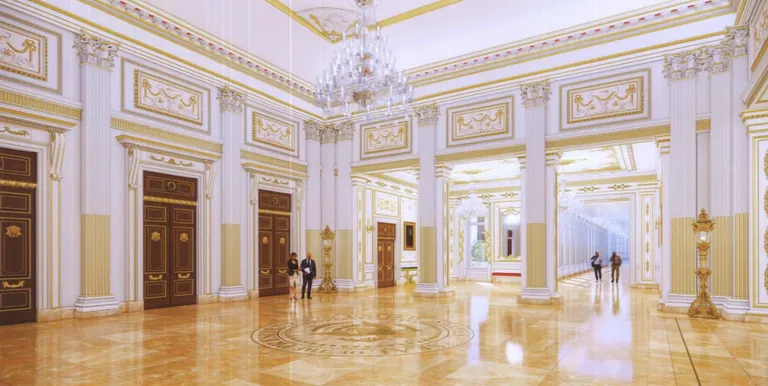 PlotWeaver's tweet photo. A year ago today, White House Ballroom construction began with demolition of the East Wing Facade.
Many lawsuits later, construction is rapid. The (Charlie Kirk?) Ballroom will be beautiful.

Did I call it right, or what name should our White House Ballroom be given? https://t.co/Q3gwxchOXW
