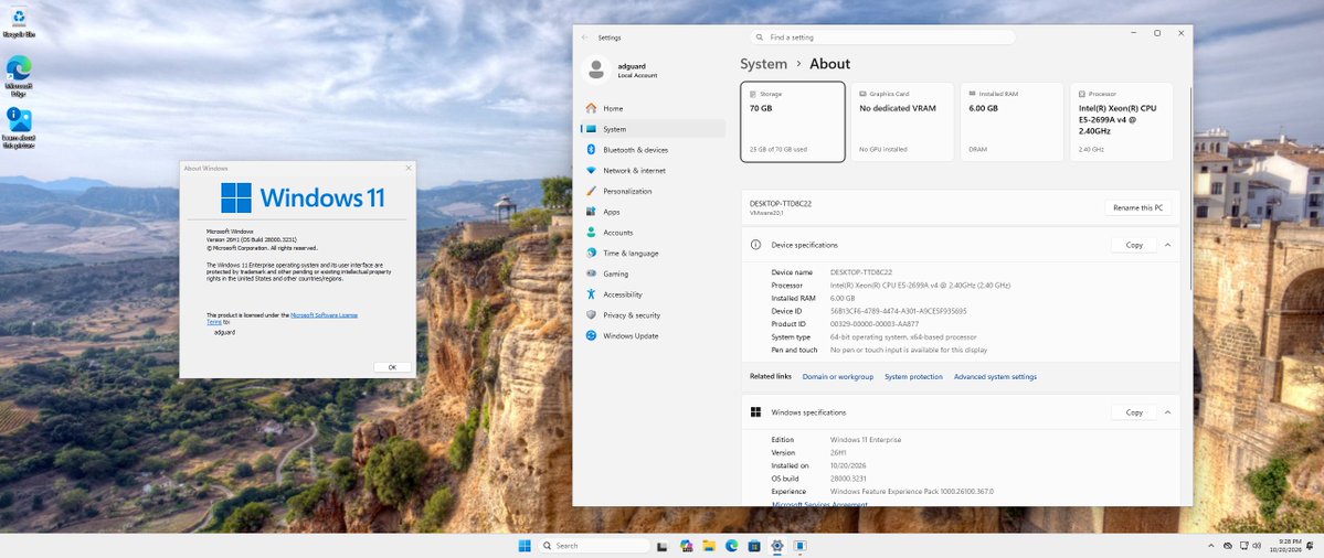 WZorNET's tweet photo. 🧵Download Windows 11 Version #26H1, #CONSUMER/#BUSINESS (#UpdatedOctober2026) from #MSDN via Torrent
📋OS Build /28000.3231.br_release_svc_prod1.261009-2239 with #KB5127646/
✔️2-ENGLISH📀👉https://t.co/8sKAYPYNeq
✔️2-RUSSIAN📀👉https://t.co/lMCjUr9ANs
🧙‍♂️by @rgadguard🎃
👁️W.Z.T🪄 https://t.co/lzJymuhnxQ