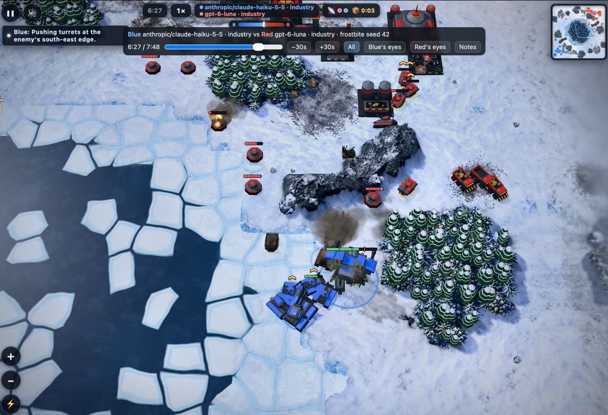 simonw's tweet photo. I built a Command &amp; Conquer style RTS called Battle Drones, mainly using Claude Opus 5.5, which runs in the browser and includes device-to-device multiplayer over an audio link https://t.co/OUGfRDk7DU https://t.co/q7NKaPJ9Pd