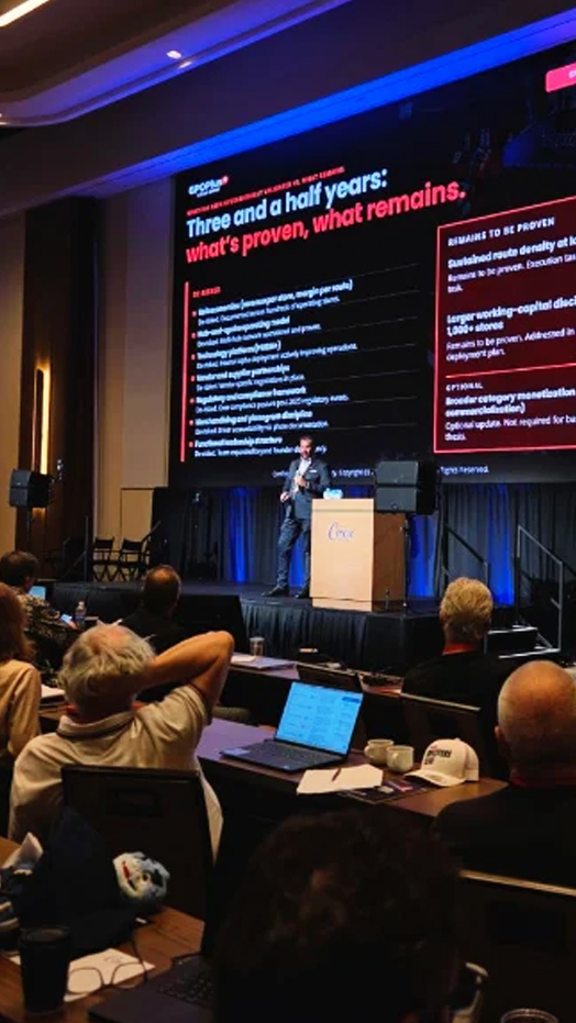 GPOPlus's tweet photo. GPOPlus on stage at REBELCON 2026.

Chairman &amp; CEO Brett H. Pojunis shares our company’s story with the investment community in Las Vegas.

Thank you to Market Rebellion and everyone who joined the conversation.

#REBELCON2026 #GPOPlus https://t.co/nK9Krkdln1