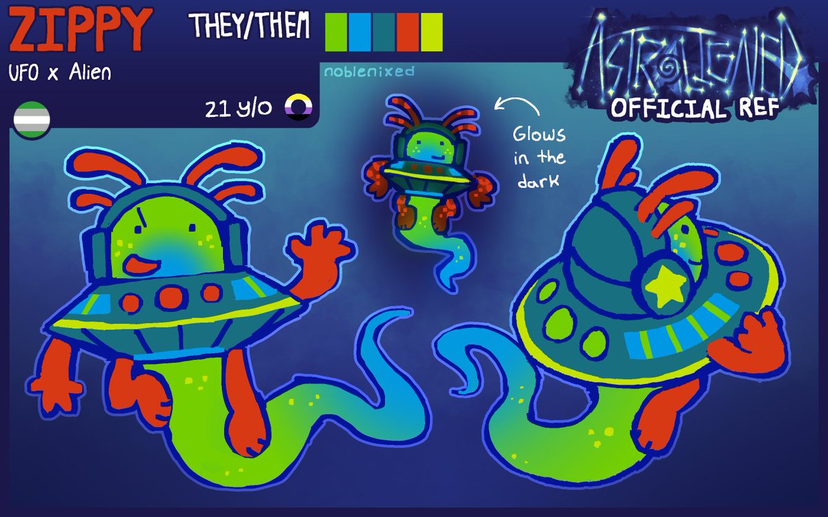 noblenixed's tweet photo. sorry this took me AGES
Zippy is the last of the characters that didn’t have a proper ref, now all I have to do is redo the old ones then I can work on other stuff Yayy!!
#astraligned #osctwt https://t.co/Sggjg0O3rY