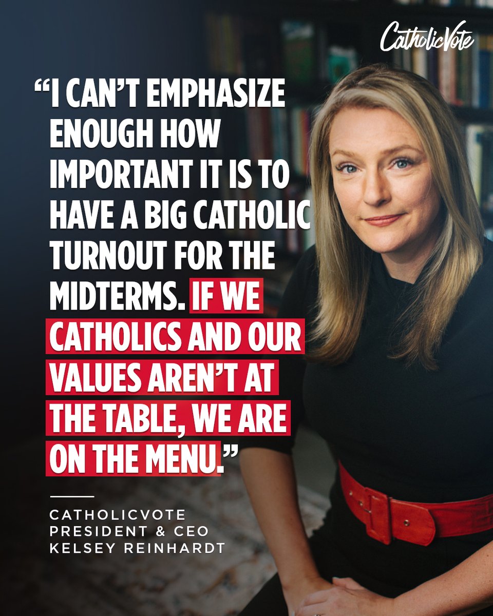 CatholicVote's tweet photo. Vote early, Catholics! https://t.co/o3Rdgcaj1y