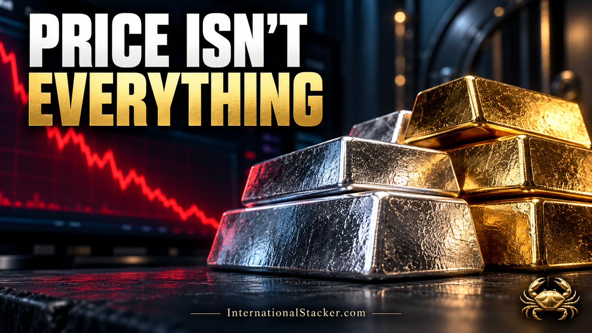 IntlStacker's tweet photo. 🚨A Lower Price Doesn’t Mean the Physical-Metal Story Is Over!

👉Gold buying by central banks & silver’s supply balance tell a story that a price chart alone can miss.

🏦The World Gold Council estimated 288.9 tonnes of net central-bank gold purchases in Q2 2026, up 62% from a year earlier. That was a record second quarter, even as gold’s quarterly average price fell from Q1. Even the WGC says softer prices likely helped fuel the buying. Central banks treated the dip as a sale, did you?

🥈Meanwhile, the Silver Institute’s April outlook projected a SIXTH consecutive annual silver deficit in 2026, with demand exceeding supply by 46.3 million troy ounces.

🔥Here’s the overlooked detail: that silver deficit was forecast even with industrial demand FALLING 3%. Industrial demand is slipping, & physical stackers are picking up the slack: coin & bar demand is forecast to jump 18% to 258 million ounces, the highest since 2022.

👉The gap has to be met from existing stocks. Six straight deficits are on track to pull roughly 762 million troy ounces out of above-ground inventories since 2021. That isn't the same as your dealer running out tomorrow... but neither does a falling spot price magically refill inventories.

🥇For stackers, the useful question isn’t just “What’s the price?” It’s “What can I actually buy, at what premium & how quickly can I take possession?”

���You don’t need an end-of-the-world prediction to understand why physical ownership matters. Ounces already in your possession don’t depend on a dealer filling your next order.

🦀 Crustacean Nation: When spot drops, what do you check first: the chart, dealer premiums or what’s actually available?

👉Sound off below!
*Not financial advice. Stay stacked!

👉Sources:
World Gold Council: Q2 central-bank purchases
World Gold Council: Q2 gold prices & demand
Silver Institute: April 2026 supply-and-demand outlook