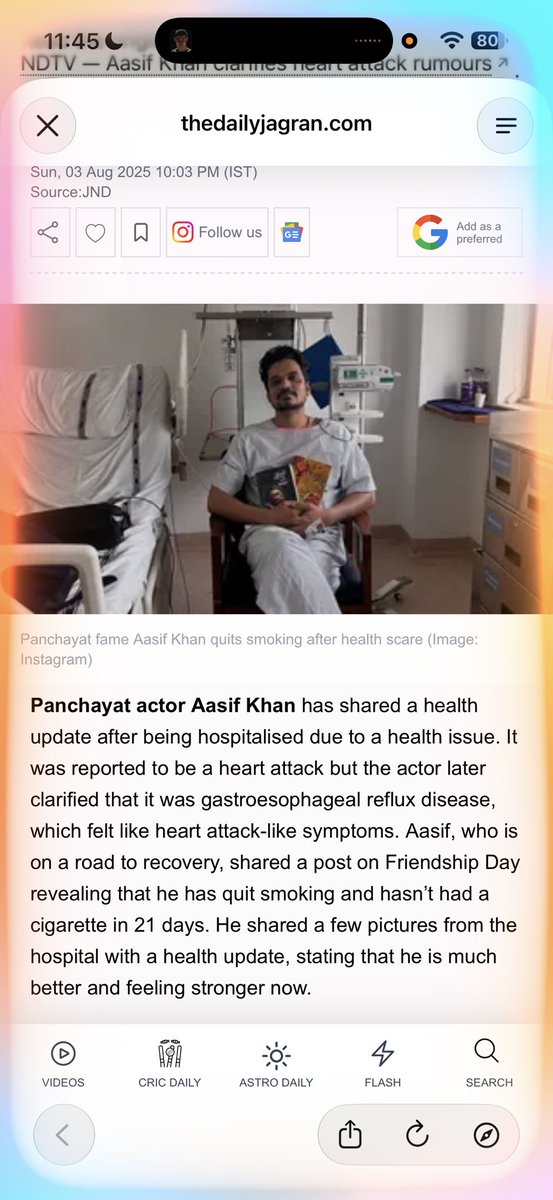 shaan_cr7's tweet photo. 🚨 Asif Exposed? the internet has receipts! 👀🔥

Asif himself told the news: “It was not a heart attack, it was GERD (acid reflux)!”

So why make a huge mudda over Qazi joking about himself? 😡 And allegedly get physical with him?

Watch and judge! 💥

#QaziTouqeer #BiggBoss20 #BB20
