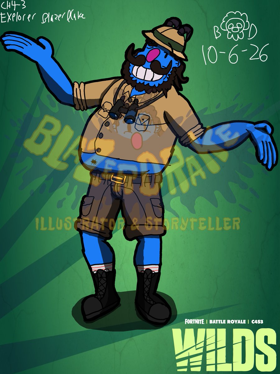 TrueBlazerDrake's tweet photo. “Welcome to the Jungle!” Here's my Online Avatar OC, BlazerDrake if he was in Fortnite Chapter 4 - Season 3: WILDS.
#oc #drawing #fortniteart #fortnitechapter4 #fortnitewilds #characterdesign #Fortnite #explorers #BlazerDrake https://t.co/elULcmZzJc