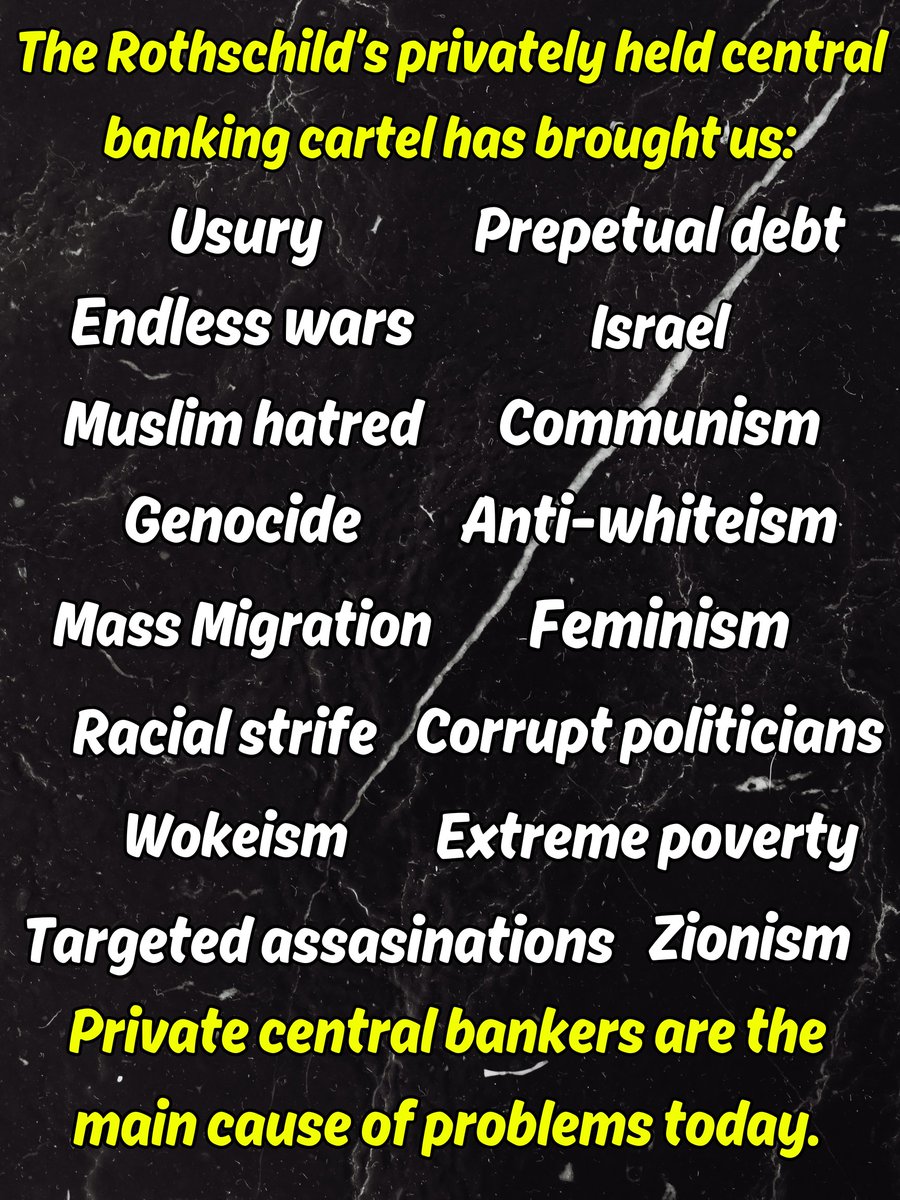 DanielSadl31208's tweet photo. @davidelrich @DrSuneelDhand Untrue. World War 2 was actually fought by the Rothschilds to keep Hitler from running a debt-free German central bank.
Where do you think the German Economic Miracle came from? From debt-free money created in the public interest.
Wake up. https://t.co/3lEwJ00dBi