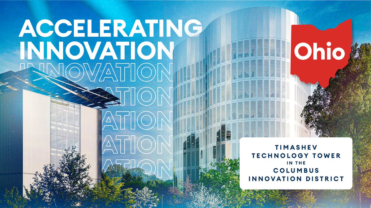 JobsOhio's tweet photo. .@OhioState broke ground today on the Timashev Technology Tower, a new home for technology and life sciences innovation and the next chapter in a long-planned effort to make Central Ohio a hub for healthcare, energy, and technology. @LtGovJimTressel @OhioStatePres @nationwidekids https://t.co/saNyVlaCpU