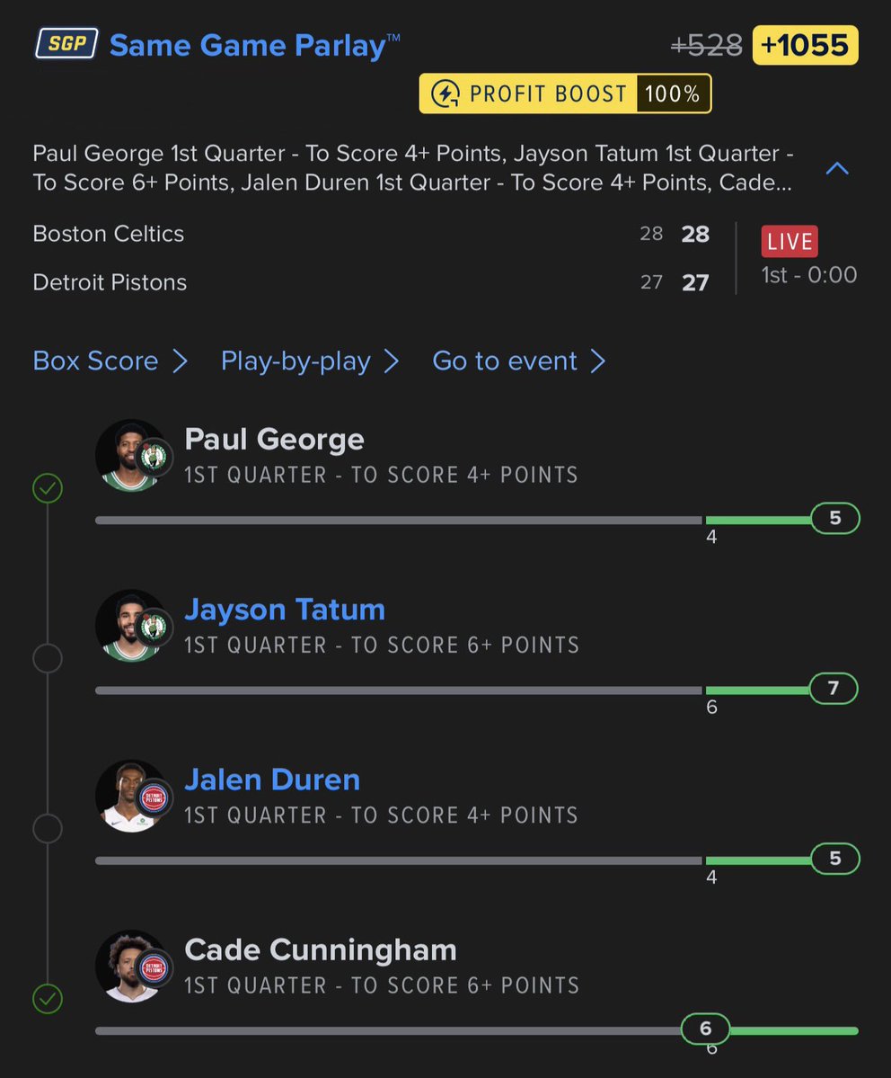 Point5NYC's tweet photo. FIRST PARLAY OF THE NBA SEASON ! https://t.co/4aMfsiQPT1