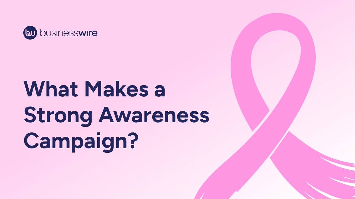 BusinessWire's tweet photo. Planning an #awareness campaign? Make your #news count with specific information, original insights, compelling #multimedia, and a clear reason for audiences to care. Get six practical tips on the Business Wire Blog https://t.co/ztCCZCGR1V https://t.co/sGVszzbSbE