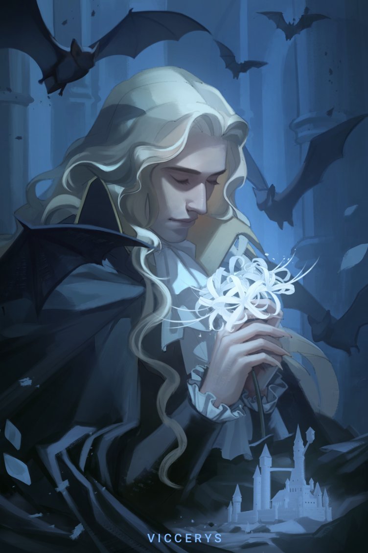 viccerys's tweet photo. A little throwback to some of my favorite Alucard fanarts 🦇 So excited that we're finally getting a new Castlevania game https://t.co/JDCGbXmTDV
