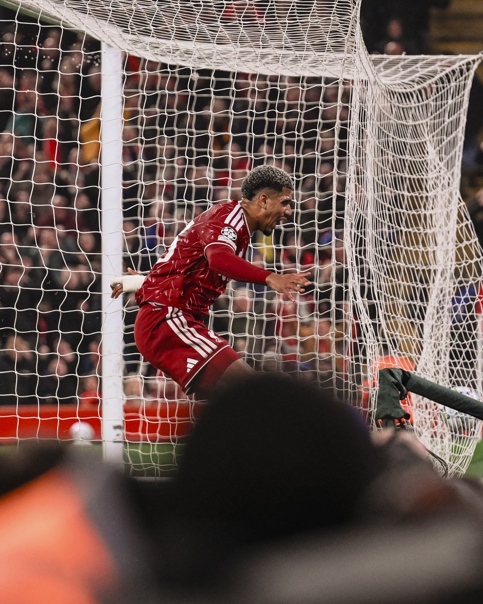 LFC's tweet photo. Two in two #UCL matches for Ronald Araujo 👌 https://t.co/zY8YbgAWeW