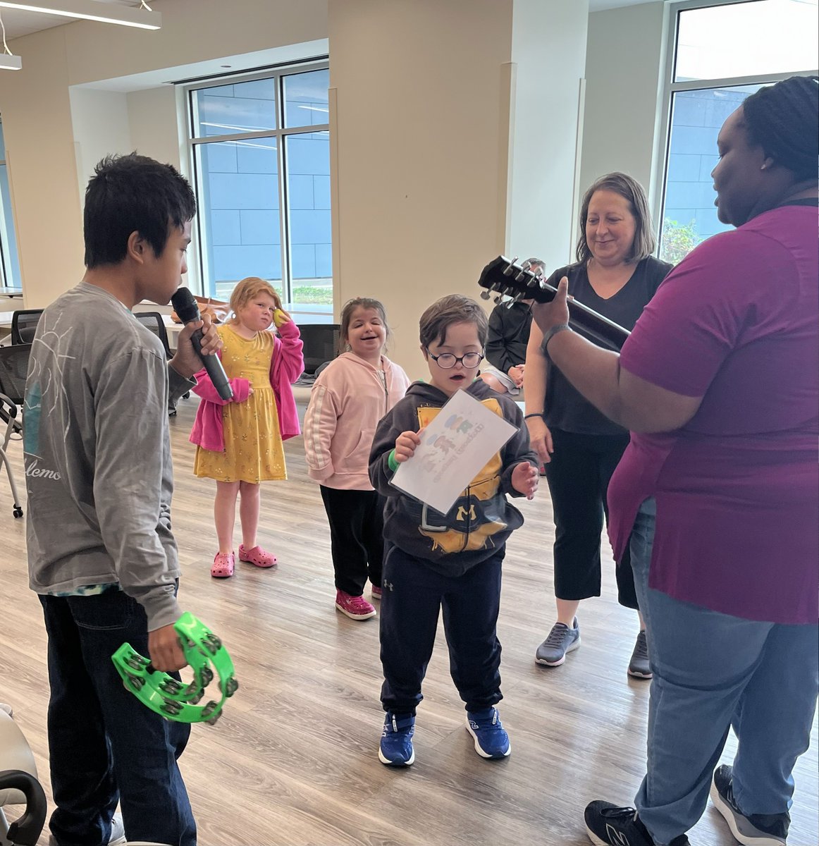 MoCoRec's tweet photo. Get ready for our next Therapeutic Recreation (TR) Sing &amp; Swim program at the Silver Spring Recreation and Aquatic Center in January where participants sing and dance, try new instruments and have an epic swim with friends! 🏊🥁

Sign up when winter registration begins Nov. 17. https://t.co/vK9LXOqhOO