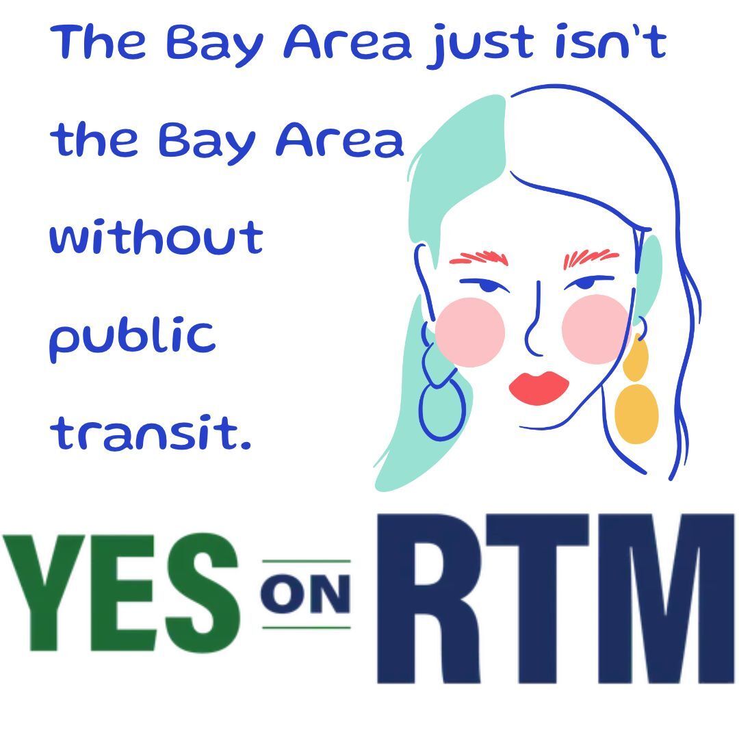 TransForm_Alert's tweet photo. If we lose public transit, we lose an essential part of the Bay Area.

Save transit. #FundtheBus Vote YES on RTM. @Connect_BayArea https://t.co/3gx1vCL0VW