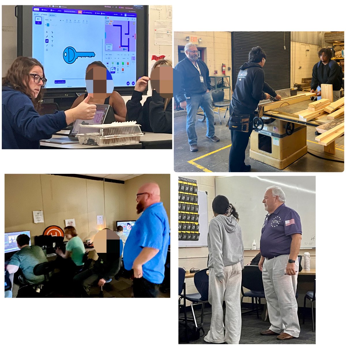 UllaCarr's tweet photo. This week started off with @KCS_EPP coaching visits to our candidates in @KnoxSchools: Karns, Powell, Gibbs &amp; Central. The @CTE4KCS programs are done well in alignment with our academy models; our newest CTE teachers learn to work with our youth and guide them to careers. https://t.co/zQKuZW2lsh