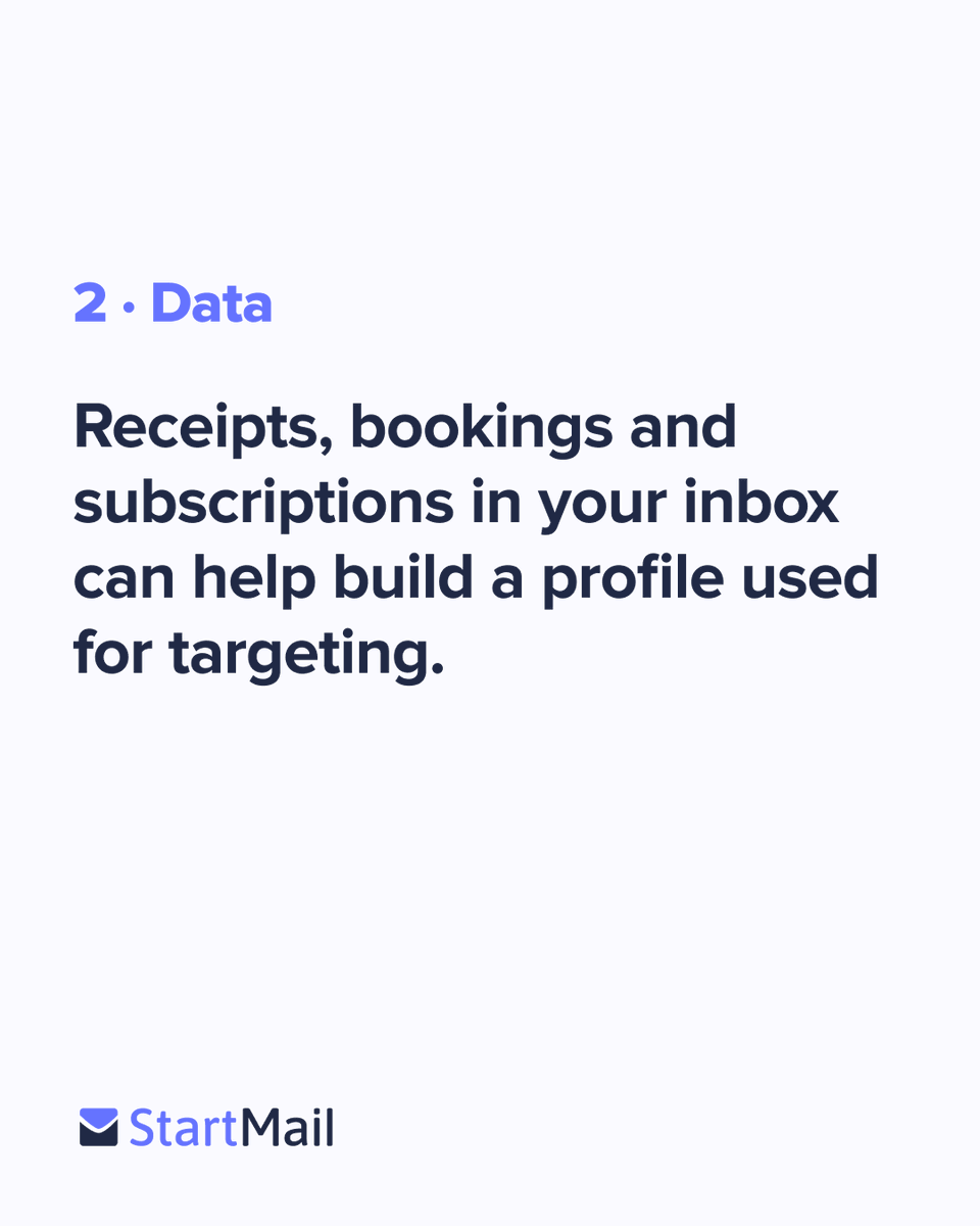 MyStartMail's tweet photo. Free email isn't free. If you're not paying, it's covered by advertising, by data, or by getting you into products you'll pay for later. https://t.co/Zwzy4xnxLU