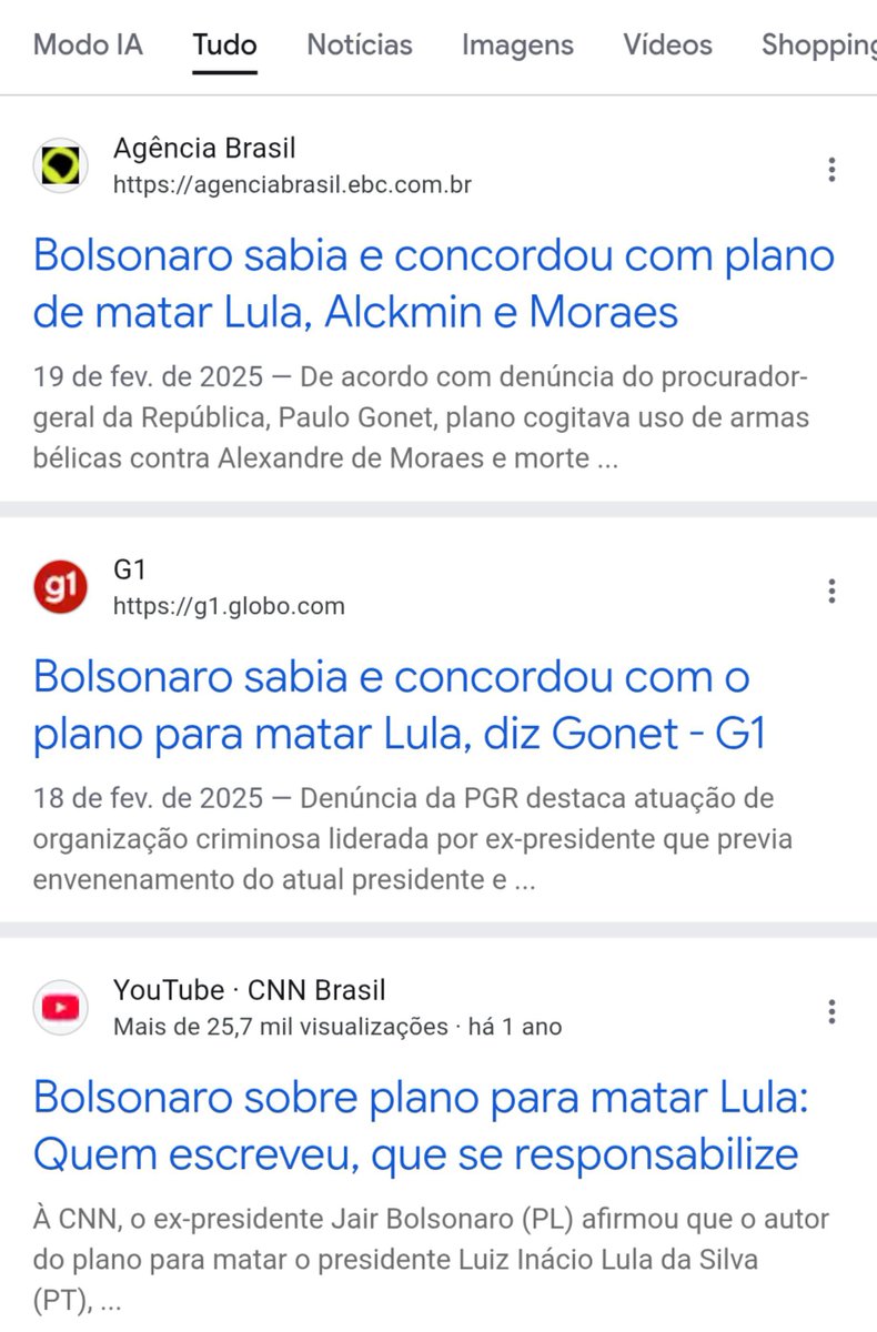 ROCHA2026Er's tweet photo. BOLSONARO mandou matar LULA?

O GOOGLE VAI TE RESPONDER.

O CHATGPT PODE TE DIZER. 

O GEMINI IA PODE FALAR. 

TER CONHECIMENTO É TER PODER!!! https://t.co/q6ynSCyUP3