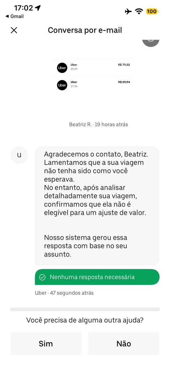 rbeax's tweet photo. Uber é horrível!!!! A mulher rodou por 2 horas e não vão fazer nada??? @Uber_Support @Uber https://t.co/16roxJSmBW
