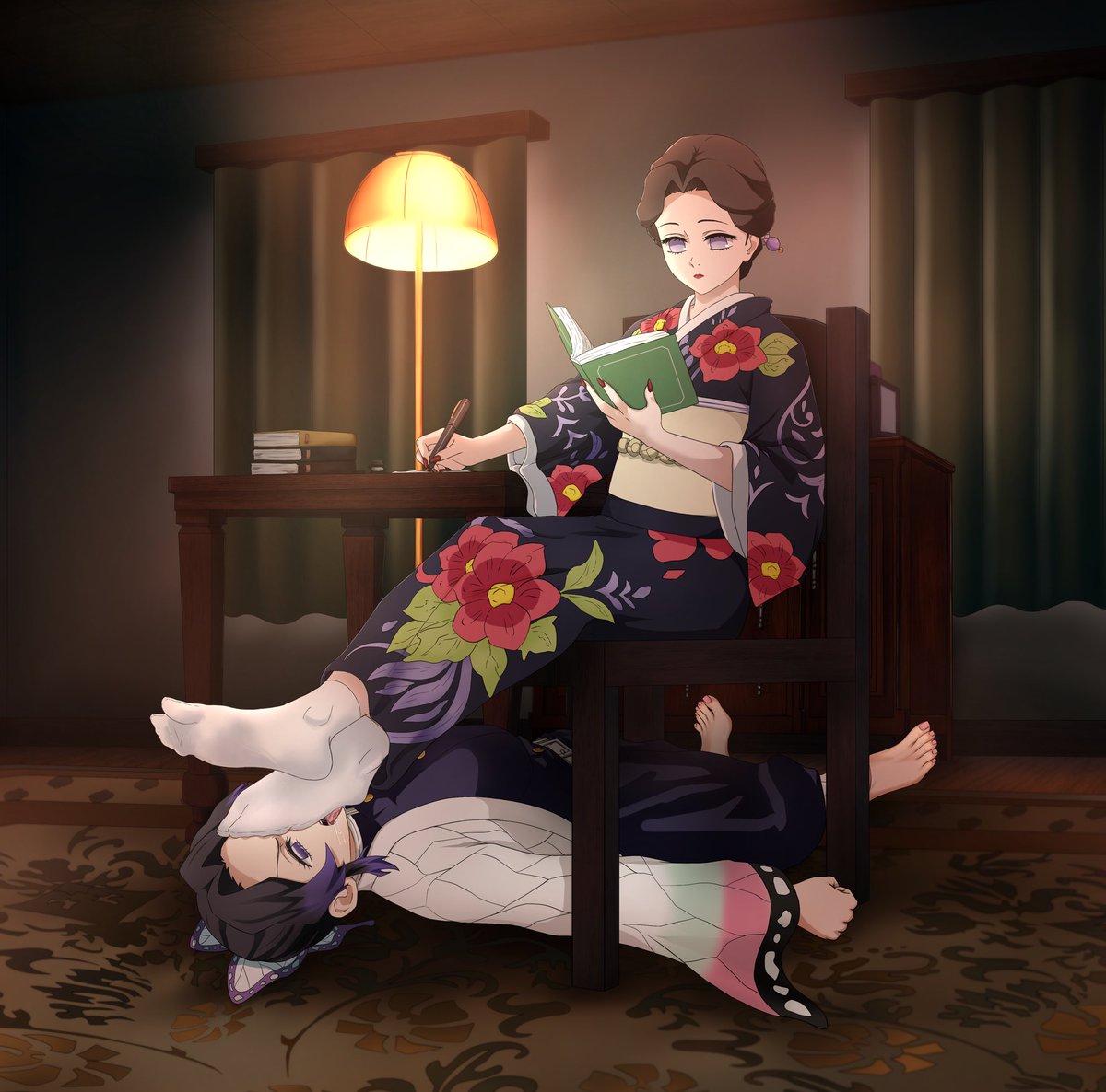 makimafeet1's tweet photo. Shinobu needs to learn a lesson 🙂#ShinobuKochō #feetfetısh #steppedon #DemonSlayer https://t.co/XBtxsHOE0M