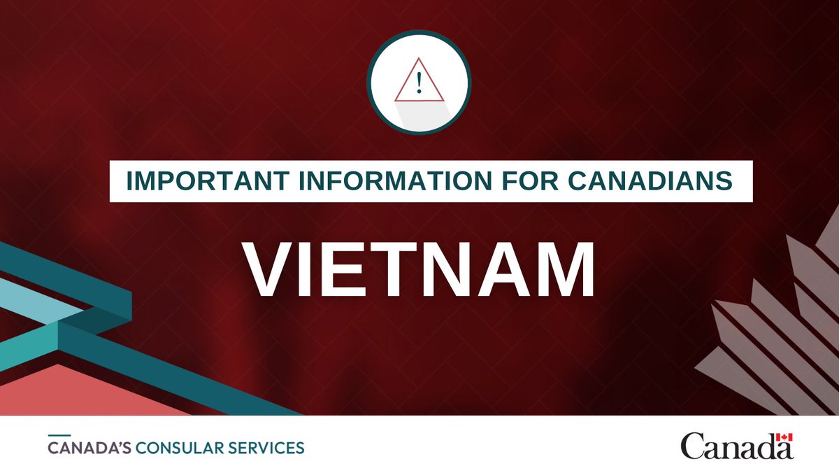 TravelGoC's tweet photo. We have just completed a full review of our Travel Advice and Advisories for #Vietnam. If you’re living or travelling there, check our travel advice page regularly, in case of updates: https://t.co/aa2U8lrXUS https://t.co/nroARnUSQg