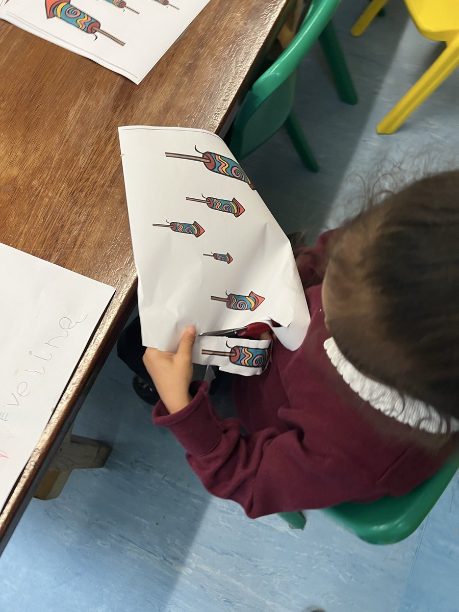 ReceptionBh's tweet photo. We really working on our cutting skills this week. We’ve been cutting shapes to make rockets and ordering our rockets from smallest to biggest. @busheyheathjm #busheyheathmaths #busheyheathPD https://t.co/d06a1MPVUo