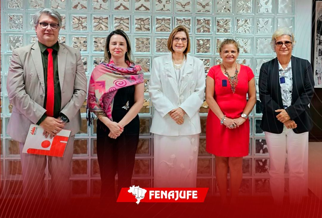 Fenajufe's tweet photo. “Tem meu compromisso”: ministra-presidenta do STM manifesta apoio à pauta da Fenajufe sobre a ADI 6254 https://t.co/EMoqshHUjs https://t.co/75ZFELpEB0